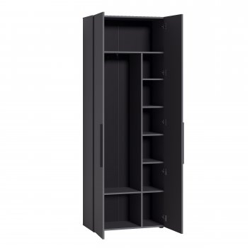 Шкаф для одежды 800 мм Эйр 13.340 графит (Моби) в Серове - serov.mebel-e96.ru
