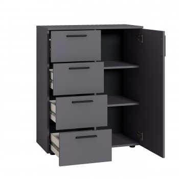 Комод Эйр 16.241 графит (Моби) в Серове - serov.mebel-e96.ru