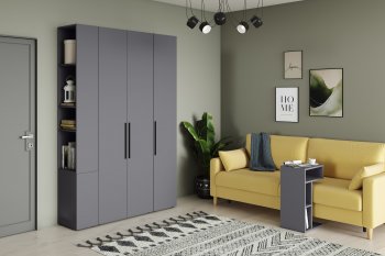 Стенка Эйр модульная, графит (Моби) в Серове - serov.mebel-e96.ru