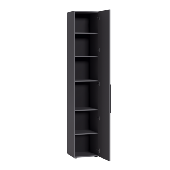 Шкаф модульный Эйр, графит (Моби) в Серове - serov.mebel-e96.ru
