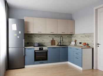 Угловой кухонный гарнитур Фьюжн 2600*1600 мм Sanvut в Серове - serov.mebel-e96.ru