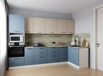 Угловой кухонный гарнитур Фьюжн 3200*1400 мм (Санвут) в Серове - serov.mebel-e96.ru