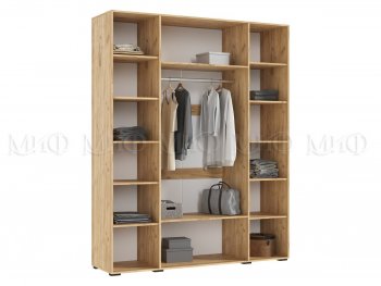 Спальный гарнитур Флэш крафт/белый, модульный (Миф) в Серове - serov.mebel-e96.ru