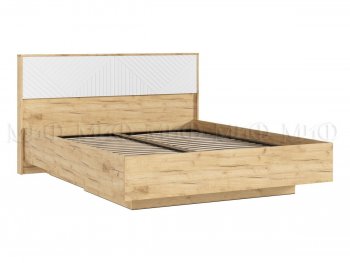 Кровать парящая с ПМ Флэш белый/дуб крафт (Миф) в Серове - serov.mebel-e96.ru