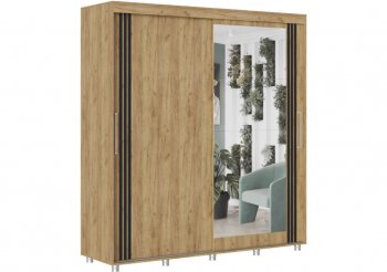 Шкаф-купе 2000 мм Форест крафт золотой(Стиль) в Серове - serov.mebel-e96.ru