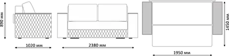 Диван Форвард Ultra Cocoa (Софт) в Серове - serov.mebel-e96.ru