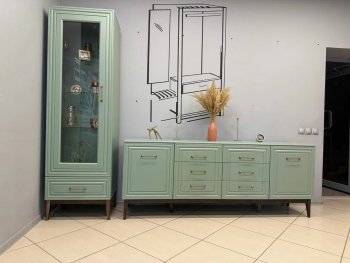 Витрина Гориция ШР-1 Самшит (БМ) в Серове - serov.mebel-e96.ru