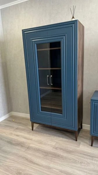 Стенка Гориция Зеленый сапфировый (БМ) в Серове - serov.mebel-e96.ru