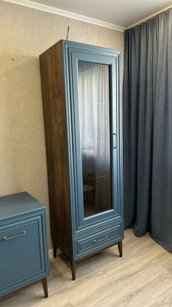 Витрина Гориция ШР-1 Сапфировый (БМ) в Серове - serov.mebel-e96.ru