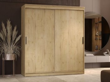 Шкаф-купе 2000 мм Гранд-1 ЛДСП, дуб вотан (Эра) в Серове - serov.mebel-e96.ru