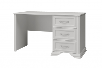 Стол письменный Грация белый (БМ) в Серове - serov.mebel-e96.ru