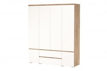 Шкаф 1800 мм 6С2Я 6дв, 2ящ. Гретта крафт золотой (Памир) в Серове - serov.mebel-e96.ru