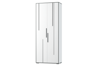 Шкаф 2 дв. Грей (УНИ) (МЛК) в Серове - serov.mebel-e96.ru