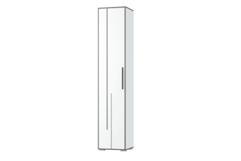 Шкаф 1 дв. Грей (УНИ) (МЛК) в Серове - serov.mebel-e96.ru