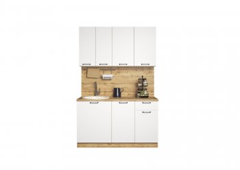 КУхонный гарнитур Хелмер 1400 мм (Сурская) в Серове - serov.mebel-e96.ru