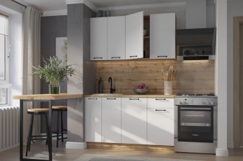 КУхонный гарнитур Хелмер 1400 мм (Сурская) в Серове - serov.mebel-e96.ru