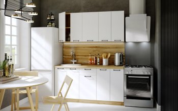 КУхонный гарнитур Хелмер 1600 мм (Сурская) в Серове - serov.mebel-e96.ru