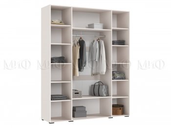 Шкаф 1800 мм Ирис с антресолью кашемир (Миф) в Серове - serov.mebel-e96.ru