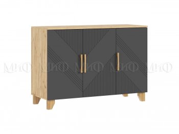 Спальный гарнитур Ирис крафт/графит, модульный (Миф) в Серове - serov.mebel-e96.ru
