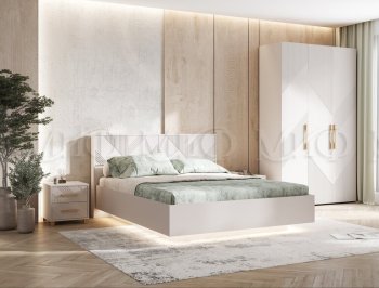 Кровать парящая Ирис кашемир (Миф) в Серове - serov.mebel-e96.ru
