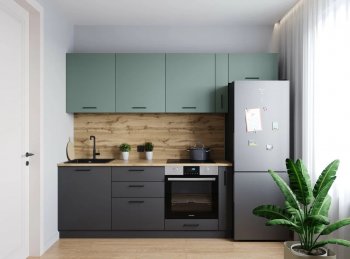 Кухонный гарнитур Изумруд 2550 мм (Санвут) в Серове - serov.mebel-e96.ru