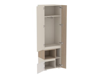 Шкаф для одежды узкий Каспер  (СБК) в Серове - serov.mebel-e96.ru