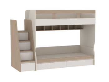 Набор детской мебели Каспер, модульный (СБК) в Серове - serov.mebel-e96.ru