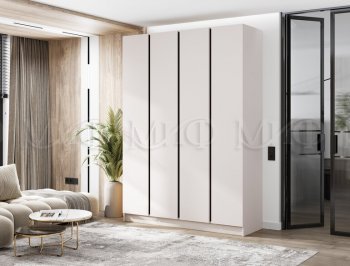 Шкаф 1600 мм 4-х створчатый Келвин кашемир (Миф) в Серове - serov.mebel-e96.ru
