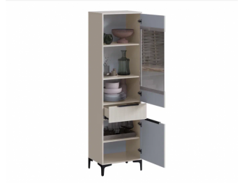 Пенал 550 мм со стеклом Кимберли кашемир (Handis) в Серове - serov.mebel-e96.ru