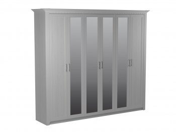 Шкаф 2700 мм 6-дверный Клер (СБК) в Серове - serov.mebel-e96.ru