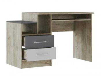 Стол письменный Колибри Лофт серый (Текс) в Серове - serov.mebel-e96.ru