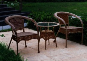 Комплект садовой мебели (стул RC16/стол RT 206) Коричневый в Серове - serov.mebel-e96.ru