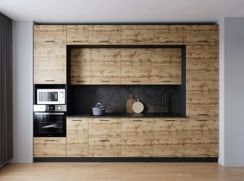 Кухонный гарнитур Крафт 3400 мм (Санвут) в Серове - serov.mebel-e96.ru