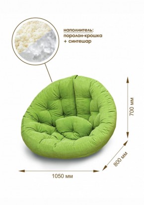 Кресло для отдыха Форест (велюр текстура лайм) в Серове - serov.mebel-e96.ru