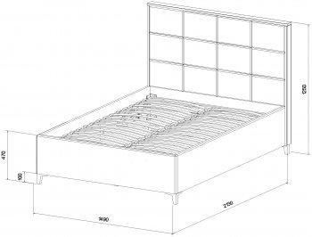 Кровать с подъемным механизмом Мега беж (Лин) в Серове - serov.mebel-e96.ru