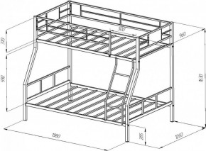 Кровать 2-х ярусная Гранада-1 в Серове - serov.mebel-e96.ru