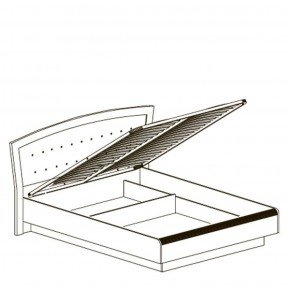 Кровать двойная 1600 с ПМ Афины 368 (Яна) в Серове - serov.mebel-e96.ru