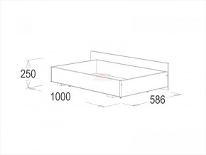 Кровать двойная Ольга 1Н + 2-а ящика (1200*2000) в Серове - serov.mebel-e96.ru