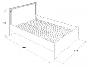 Кровать двойная Ольга 1Н + 2-а ящика (1600*2000) в Серове - serov.mebel-e96.ru