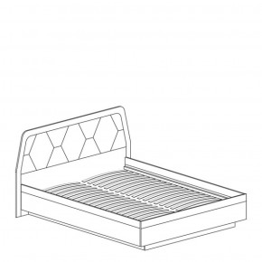 Кровать двуспальная 1600 Дели 75 (яна) в Серове - serov.mebel-e96.ru