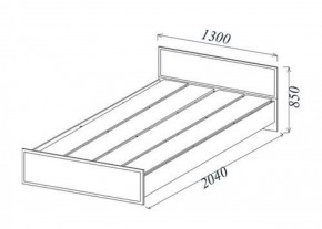 Кровать Классика 1200 в Серове - serov.mebel-e96.ru