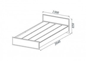 Кровать Классика 1400 в Серове - serov.mebel-e96.ru