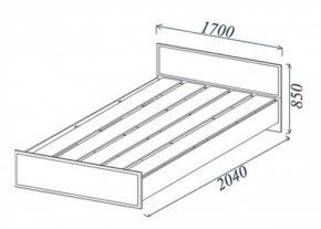 Кровать Классика 1600 в Серове - serov.mebel-e96.ru