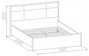 Кровать Люкс Амели с ортопедическим основанием 1400*2000 в Серове - serov.mebel-e96.ru