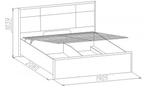 Кровать Люкс Амели с подъемным механизмом 1400*2000 в Серове - serov.mebel-e96.ru