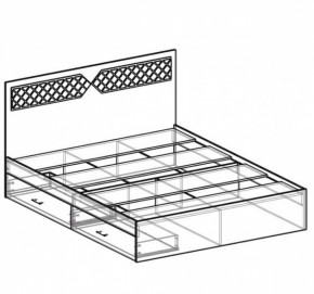 Кровать двуспальная Николь 1400 (венге) (Эра) в Серове - serov.mebel-e96.ru