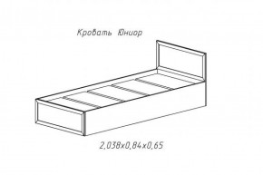 Кровать ЮНИОР (800х2000) (АстридМ) в Серове - serov.mebel-e96.ru