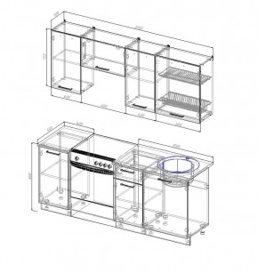 Кухонный гарнитур Лада 2000 в Серове - serov.mebel-e96.ru