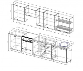 Кухонный гарнитур Лада 3000 в Серове - serov.mebel-e96.ru