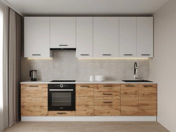 Кухонный гарнитур высокий Лада 3000 мм (Санвут) в Серове - serov.mebel-e96.ru